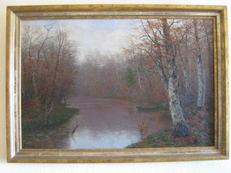 Gustav Heinrich Münch, genannt Münch-Mannheim (1884 - 1922 ) -Oel auf Leinwand
